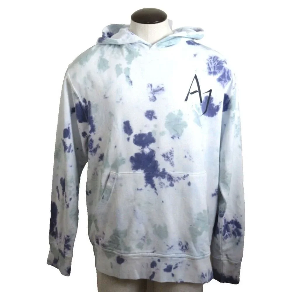 Men's Jordan Sport DNA Tie Dye PO Hoodie Sweatshirt Ocean Cube Sizes NWT